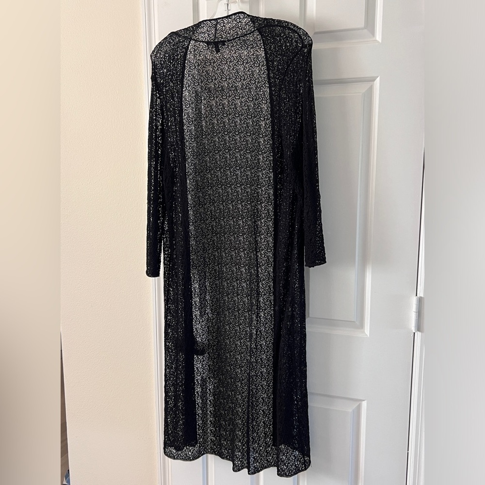 Eileen Fisher Crocheted Cardigan